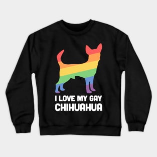 Rottweiler - Funny Gay Dog LGBT Pride Crewneck Sweatshirt